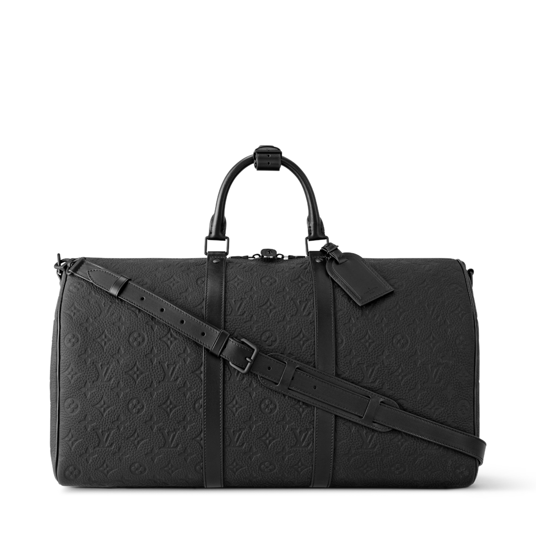 Louis Vuitton バッグ Bolsa de Viagem Keepall Bandoulière 50 Monogram Taurillon Leather